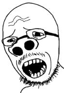 bald big_nose glasses nose nostril open_mouth sad shocked stubble template variant:nostriljak // 627x915 // 2.2MB