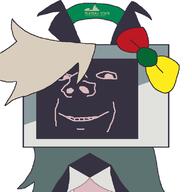 blond bow flag fundamental_paper_education nigeria robot ruby_fpe subvariant:wholesome_soyjak trend:aryan variant:gapejak // 800x800 // 27.1KB