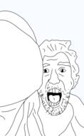 beard music open_mouth pink_floyd pointing pointing_at_viewer prog_rock roger_waters soyjak // 276x450 // 22.6KB
