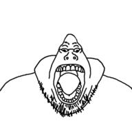 brainlet glasses impish open_mouth small_eyes small_face small_head soyjak stubble subvariant:pinheadjak variant:bernd // 375x352 // 16.3KB