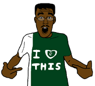 arm brown_skin crescent_and_star flag flag:pakistan forehead_lines glasses hair hand heart mouth_open mustache open_mouth pakistan pakistani pointing teeth text transparent_background variant:shirtjak white_text // 618x559 // 17.5KB