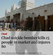 africa beard black_skin chad chad_(country) explosion grey_skin hair headline irl_background market meta:not_oc muscles nas:gigachad news shirtless suicide suicide_bomber text transparent // 640x668 // 417.9KB