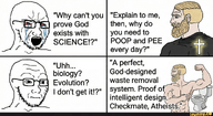 atheism atheistcuck christianity ifunny muscular_male nas:yes_chad open_mouth science soy text toilet variant:soyak // 2816x1536 // 6.3MB