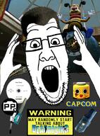 achievement brown_hair capcom chainsaw dead_rising frank_west glasses incel mega_man photography pp remastered variant:ppp xbox_360 // 801x1080 // 662.2KB