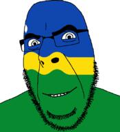 flag flag:flevoland flevoland full_head glasses hair looking_at_you netherlands open_mouth smile soyjak stubble teeth variant:cobson // 775x849 // 35.1KB