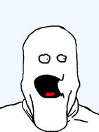 bah bahh shock shocked soyjak transparent_background variant:markiplier_soyjak variant:poopson // 600x800 // 20.8KB