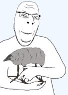 animal arm hand holding_object shoulder smile soycreature transparent_background upper_torso variant:cobson variant:soycreature // 1840x2575 // 532.5KB