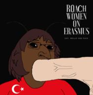 antenna blowjob brown_skin clothes cockroach countrywar crescent eye_bags flag:turkiye jewish_nose penis sex star star_and_crescent subvariant:female_cobson text tshirt turkiye turkroach variant:cobson // 548x560 // 106.7KB