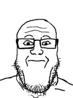 closed_mouth glasses neutral pout soyjak squished stubble subvariant:neutralplier variant:markiplier_soyjak // 600x800 // 22.9KB