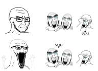 crying meme open_mouth subvariant:modern_cobson text variant:cobson variant:soyak you // 1000x736 // 165.3KB