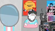 adolf_hitler animated anime badge blood brenton_tarrant clean_dance closed_mouth cyrillic_text dance dancing_swede drawn_background full_body gaming_chair glasses glitch hacker hell meta:tagme meta_(company) metaverse multiple_soyjaks music mustache nazism open_mouth pickelhaube piracy poster pubg smile smug sonnenrad sound soyjak sticker stubble swastika text tongue torture tranny variant:bernd variant:chudjak variant:feraljak variant:gapejak variant:markiplier_soyjak video virtual_reality vr_headset windows windows_7 // 1920x1080, 124s // 18.2MB