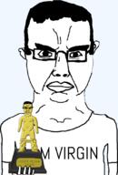 2soyjaks award clothes glasses gold hair penis soyjak subvariant:chudjak_front subvariant:obsessedchud tiniest_pecker_award trophy tshirt twp variant:chudjak virgin // 563x829 // 104.0KB