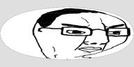 angry closed_mouth distorted glasses hair looking_to_the_right projectionjak variant:chudjak // 2468x1239 // 196.3KB