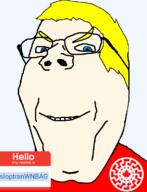 artist:sloptranWNBAG aryan canada eyes flag:canada gem hello_my_name_is_(sticker) meta:Old_shit pro_soytan sloptranWNBAG_(namefag) slut_for_bbc sonnenrad subvariant:wholesome_soyjak variant:gapejak white_skin // 600x782 // 66.8KB