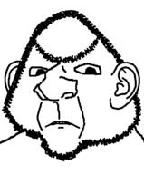 angry ear frown hair soyjak stubble unibrow variant:ishish_soyak_ears // 598x724 // 32.0KB