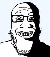 biting_lip evil glasses ominous rape shadow soyjak stubble template variant:markiplier_soyjak // 1035x1200 // 39.5KB