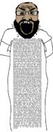 angry arm balding beard brown_skin clothes fediverse hair open_mouth soyjak subvariant:science_lover text tired tshirt variant:markiplier_soyjak wordswordswords // 800x2000 // 131.0KB