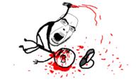 blood gore knife meme oldfag stabbing stickman variant:cobson // 680x408 // 81.5KB