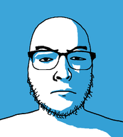 art blue_background drawn glasses shades soyjak stubble uncjak variant:uncjak white_skin // 900x1000 // 21.6KB