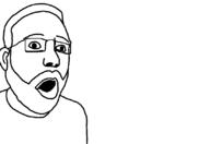 beard clothes ear glasses hair open_mouth soyjak variant:unknown // 828x570 // 11.0KB