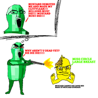2soyjaks black_text bloodshot_eyes chud clitty_leakage clittyleak condiment crying emerald emerald_(namefag) english_text eyebrows green_text ibispaint meta:namefags mustard_(user) namefag_drama open_mouth rage red_text shotgun snca subvariant:yellcel text transparent_background variant:chudjak variant:feraljak // 2000x2000 // 646.6KB