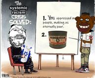 angry arm clothes frown full_body glasses hand hat holding_object israel judaism kippah leg nazism negro racism sign soyjak stubble swastika text united_states variant:gapejak // 599x494 // 319.7KB