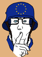 aryan blue_eyes europe european european_union finger glasses hand helmet looking_at_you military save_evropa shush soldier stubble subvariant:euroaryan subvariant:euromutt variant:markiplier_soyjak white_skin // 760x1038 // 53.2KB