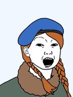 beret braids clothes ear hair jacket open_mouth series:foidjaks subvariant:female_kuz template transparent_background variant:kuzjak // 810x1080 // 26.6KB