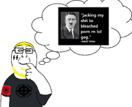 adolf_hitler blond blond_beard celtic_cross quote sonnenrad ss_runes variant:monkeythinker // 1564x1266 // 241.9KB