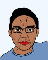 Warrior-Z(user) black_skin closed_mouth colourful glasses subvariant:z_chud variant:chudjak variant:zjak // 299x373 // 7.1KB