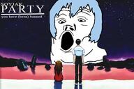 anime ayanami_rei blue_hair meta:banner neon_genesis_evangelion open_mouth soyjak soyjak_party variant:tony_soprano_soyjak // 600x400 // 213.8KB