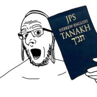 glasses hand jewish_nose jews kike open_mouth soyjak stubble tanarkh variant:comicjak zionism // 400x400 // 110.7KB