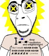 big_eyes clothes glowing glowing_eyes i_love schizo schizophrenia schizopost subvariant:hornyson tshirt variant:cobson // 787x900 // 267.2KB
