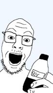 bald bottle gape glasses holding_object meta:tagme nuvariant open_mouth original_content soy soylent variant:unknown wrinkles // 1080x1904 // 40.6KB