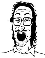 hair mullet nose_piercing open_mouth variant:mulletjak // 838x1072 // 145.0KB