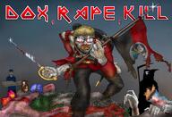 accessory album_cover art background badge belt blond blood blood_from_ears blood_from_nose blood_spray bloodshot_eyes body broken clothes concerned dark dirt dirty discord dox earth emblem emblem:soyjak_party estrogen faggot fandom fire flag flag:transgender_pride_flag full_body fur glasses glowing grass grim_reaper hanging holding_object imminent_death iron_maiden kill laying_down logo looking_at_you military_uniform music nail_polish nails nate nate_higgers object pill pink_skin pizza pizza_box pooner rape red_eyes ripped_clothes saber scared self_harm shadow shiny shiny_eyes soyjak_party spear spontoon stain standing_behind stick stitches strawpage subvariant:feralrage subvariant:feralsquirrel subvariant:hornyson text tranny uniform variant:cobson variant:feraljak variant:impish_soyak_ears variant:markiplier_soyjak vein weapon webbing white_skin wood wound yellow_hair yellow_teeth // 2800x1906 // 5.9MB