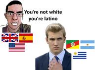 aryan clothes countrywar ear flag:argentina flag:rio_grande_do_sul flag:spain flag:united_kingdom flag:united_states flag:uruguay glasses hair hand irl latino meta:op_is_a_fat_retarded_nigger_who_does_low_effort_shit patrick_crusius subvariant:patrick suit suit_and_tie text variant:chudjak // 1024x754 // 308.5KB