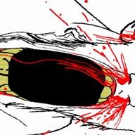 blood bloodshot_eyes loud nose screech subvariant:feralrage variant:feraljak vdeo // 750x750, 9.7s // 7.1MB
