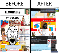 1492 al_andalus before_after bleached conquistador gigachad imperialism morocco nas:amerimutt nas:gigachad nas:wojak nas:yes_chad reconquista shitroccan shitskin snca spain subvariant:hornyson subvariant:tetojak total_nigger_death variant:bernd variant:chudjak variant:cobson variant:feraljak variant:kuzjak variant:markiplier_soyjak // 2000x1800 // 2.7MB