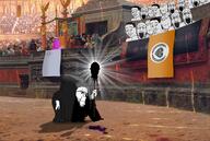 antimatter blood coliseum decapitation flag flag:new_frootist_order flag:soyjak_party gladiator meta:namefags new_frootist_order painting quote_(user) shine smile spear subvariant:wholesome_soyjak variant:chudjak variant:darkiplier variant:gapejak variant:markiplier_soyjak variant:poopson variant:vlodson // 4000x2688 // 14.2MB