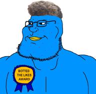 acne award beak beard bird blue_skin broccoli_hair closed_mouth glasses hair no_eyebrows series:x_inmigrants smile stubble subvariant:mexiaryan twitter twitter_immigrant variant:meximutt x x_(social_network) xitter xitter_immigrant zoomer zoomer_hair // 800x787 // 186.6KB