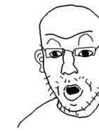 ear glasses open_mouth soyjak stubble variant:unknown // 263x357 // 23.0KB