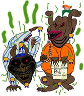 2soyjaks B'peh Metzitzah anus blood chains flag indian judaism kike leash nigger pajeet phd prolapse shitskin slopjak trollface // 1411x1627 // 844.0KB