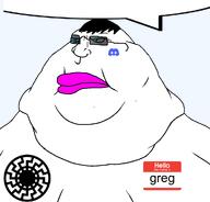 discord discord_logo_facial_mark greg_(user) hyperborea meta:namefags mexico meximutt namefag_drama sonnenrad soyjak speech_bubble trend:aryan variant:meximutt // 999x955 // 104.5KB