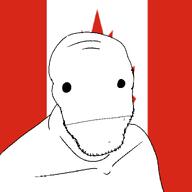 bald canada canadian flag:canada south_park soyjak stubble variant:feraljak // 1500x1500 // 85.8KB