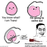 blood egg fist gun meta:not_oc punch smile smug tranny tranny_meme trollface troon variant:chudjak ywnbaw // 831x826 // 452.5KB