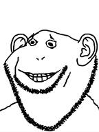 clenched_teeth ear meta:possibly_duplicate smile soyjak stubble variant:impish_soyak_ears // 598x800 // 56.0KB