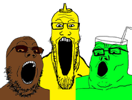 9a0c admin bbq_(user) bbq_sauce custard_(user) food glasses limeade_(user) meta:namefags mustard_(user) series:trios_&_duos stubble subvariant:longplier transparent_background variant:gapejak variant:markiplier_soyjak variant:tony_soprano_soyjak // 799x602 // 133.1KB