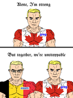 a10_eyes aryan blond buff chud clothes eyes_like_the_o-o-cean flag:belgium flag:canada glasses hair nas subvariant:muscular_chud text tshirt variant:chudjak white_background white_skin // 1500x2000 // 175.8KB