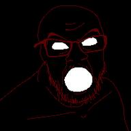 black_skin cultist faith_the_unholy_trinity indie outline pixel_art pixelated red thrall variant:feraljak white_eyes // 410x410 // 2.5KB